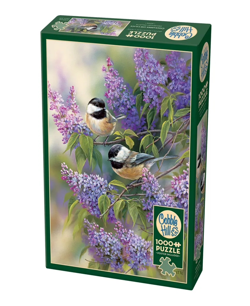 Cobble Hill- Chickadees Lilacs Puzzle