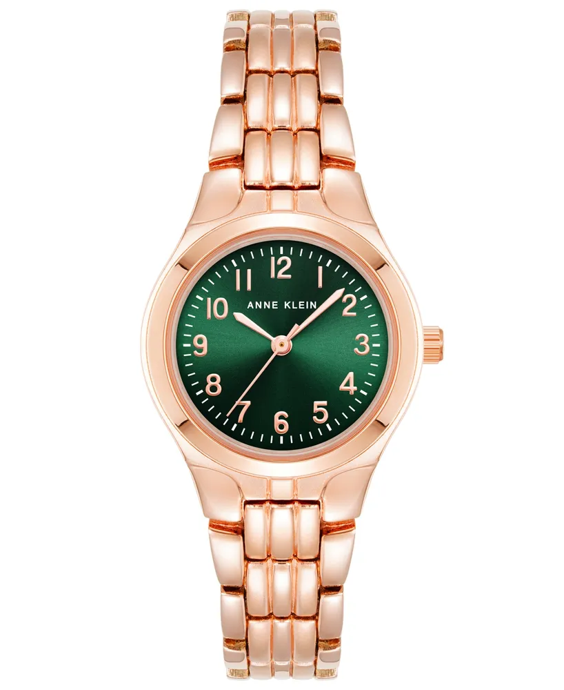 Anne Klein Women's Quartz Rose Gold-Tone Alloy Watch, 26mm - Rose Gold