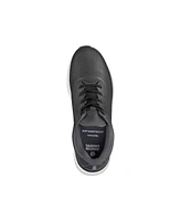 Johnston & Murphy Men's Miles U-Throat Leather Lace-Up Sneakers