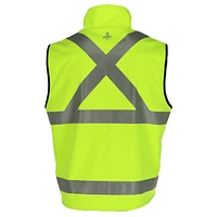 RefrigiWear Big & Tall High Visibility Softshell Safety Vest