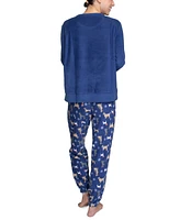 Hanes Women's Animal-Print 2-Pc. Lounge & Pajama Set