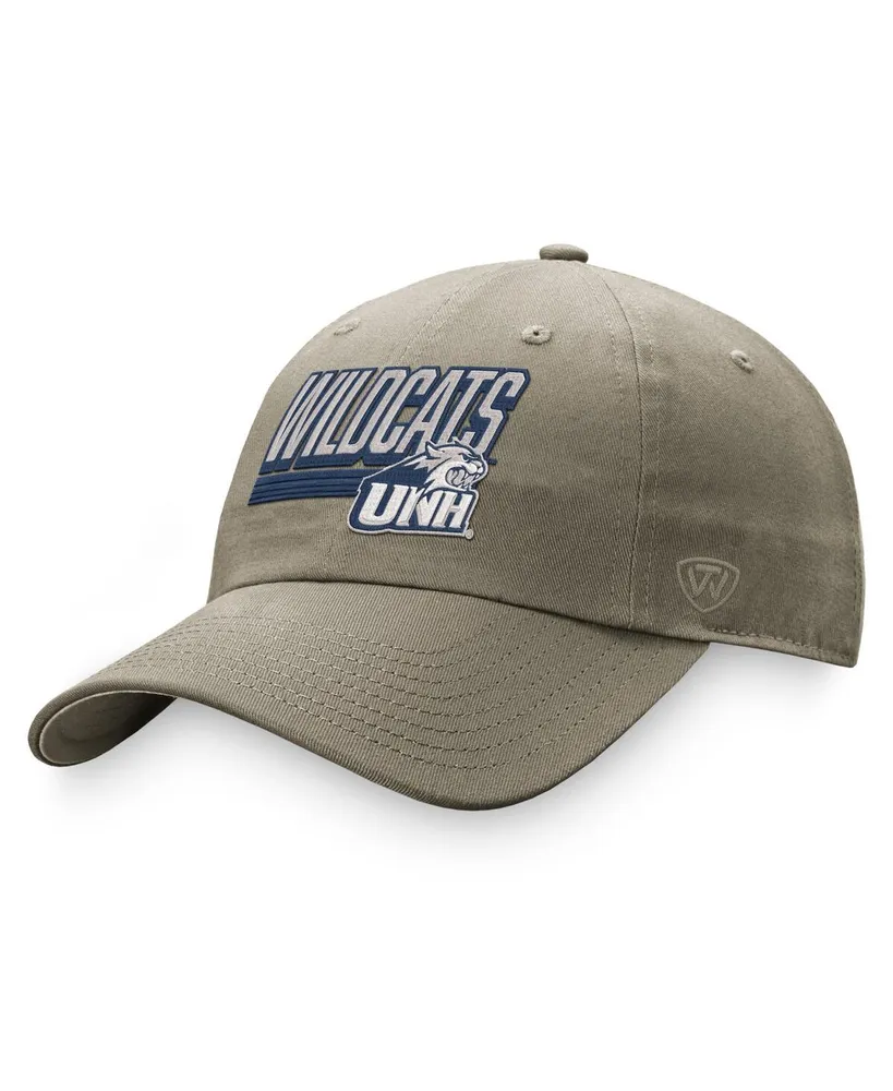 Men's Top of the World Khaki New Hampshire Wildcats Slice Adjustable Hat