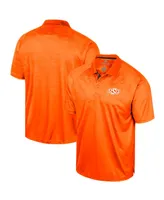 Men's Colosseum Orange Oklahoma State Cowboys Honeycomb Raglan Polo Shirt