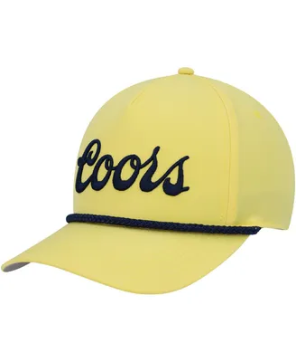 Men's American Needle Yellow Coors Traveler Snapback Hat