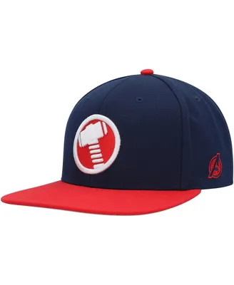 Men's Marvel Navy, Red Thor Snapback Hat