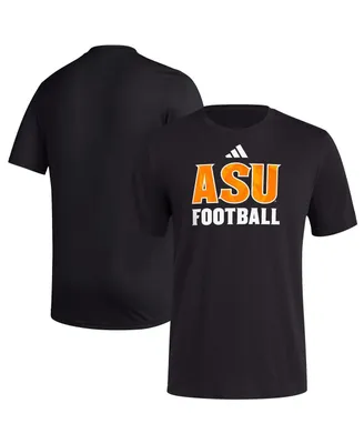 Men's adidas Black Arizona State Sun Devils Sideline Strategy Glow Pregame T-shirt