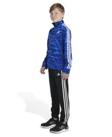 adidas Big Boys Long Sleeve Printed Tricot Jacket and Pant, 2-Piece Set
