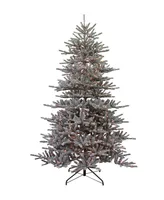 Kurt Adler 9' Pre-Lit Flocked Vail Pine Tree