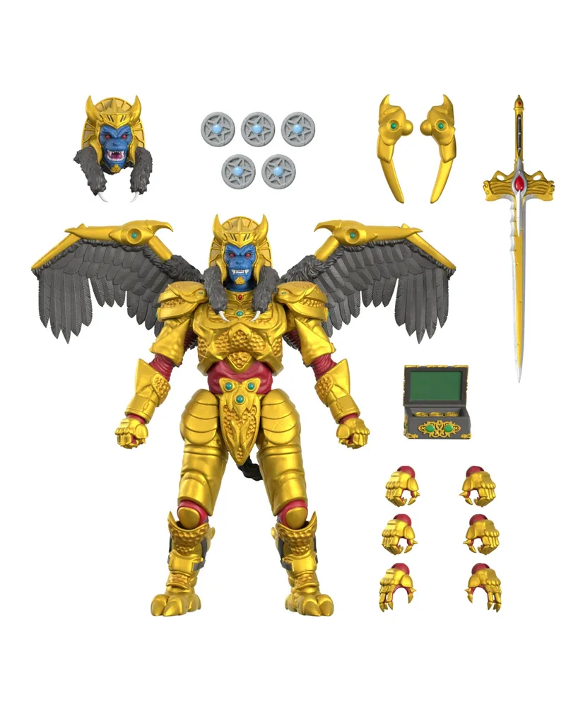Super 7 Mighty Morphin Power Rangers Goldar 7" Ultimates, Action Figure