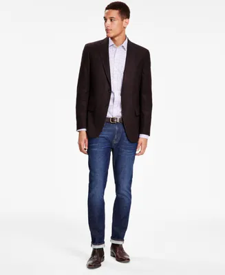Tommy Hilfiger Men's Modern-Fit Solid Weave Sport Coats