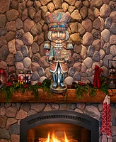 Designocracy Regal Nutcracker Prince Christmas Door Decor Wooden Wall Decor G. DeBrekht