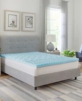 ProSleep 2" Gel-Infused Zoned Convoluted Memory Foam Mattress Topper