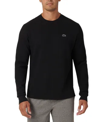 Lacoste Men's Waffle-Knit Thermal Sleep Shirt