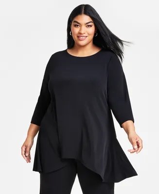 Jm Collection Plus Swing Top, Created for Macy's