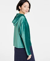 On 34th Women's Velour Hoodie Sweatshirt, Created for Macy's