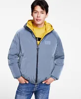 A|X Armani Exchange Men's Reversible Hooded Jacket