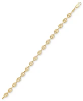 Men's Polished Mariner Link Chain Bracelet in 10K Gold