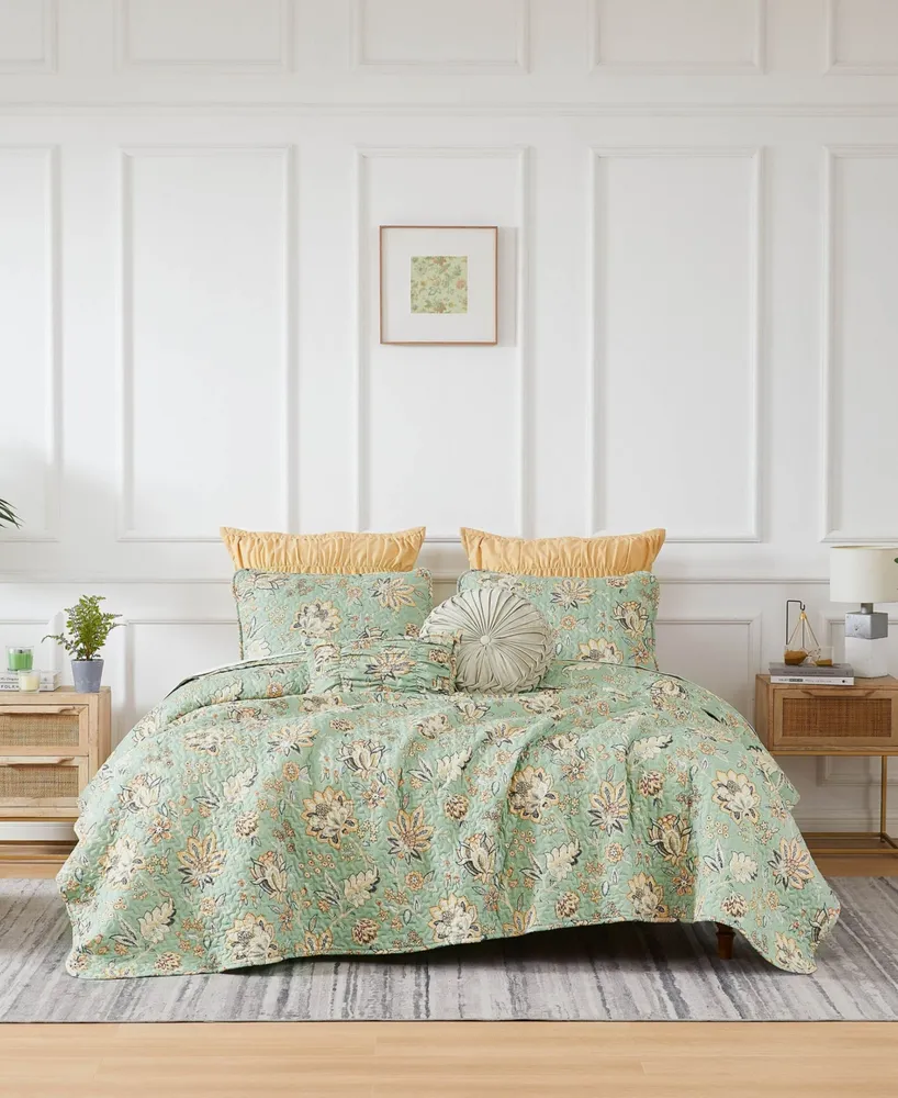 J. Queen New York Jacobean Embroidered Floral Comforter Set