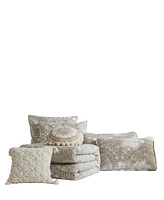 Southshore Fine Linens Ashanti 7 Piece Quilt Set, Full/Queen