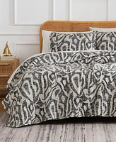 Southshore Fine Linens Khari Oversized 3 Piece Quilt Set, King/California King