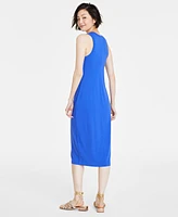 On 34th Women's Rib-Knit Midi Tank Dress