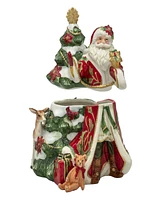 Fitz and Floyd Christmas Cookie Jar