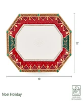 Fitz and Floyd Noel Holiday Large Platter, 16-in x 12-in