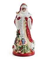 Fitz and Floyd Studio Collection 13-Inch African-American Santa Figurine