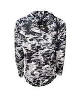 Men's Columbia Navy Dallas Cowboys Camo Super Terminal Tackle Pullover Hoodie