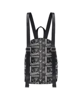 Youth Boys and Girls Foco Black Las Vegas Raiders Repeat Brooklyn Mini Backpack