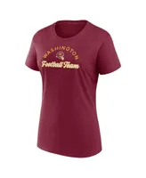 Women's Fanatics Burgundy Washington Commanders Primary Component T-shirt