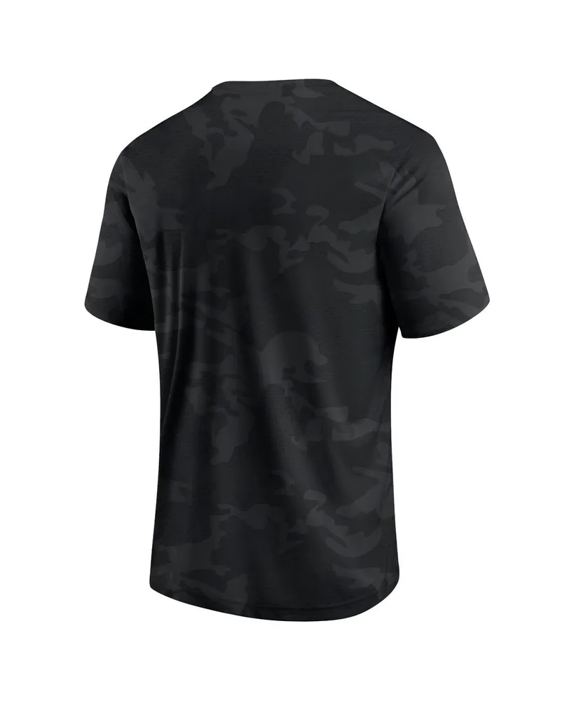 Men's Fanatics Black Usc Trojans Camo Logo T-shirt