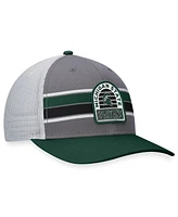 Men's Top of the World Gray, Green Michigan State Spartans Aurora Trucker Adjustable Hat
