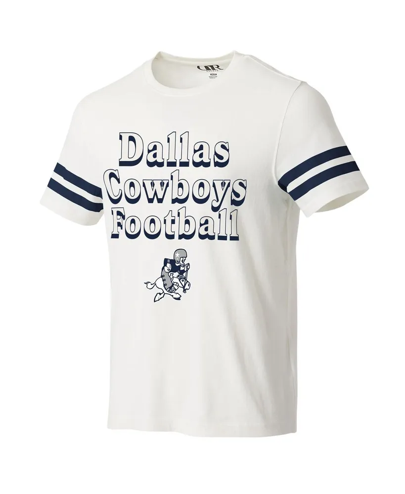 Men's Nfl x Darius Rucker Collection by Fanatics Cream Dallas Cowboys Vintage-Like T-shirt