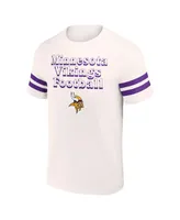 Men's Nfl x Darius Rucker Collection by Fanatics Cream Minnesota Vikings Vintage-Like T-shirt