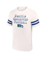 Men's Nfl x Darius Rucker Collection by Fanatics Cream Seattle Seahawks Vintage-Like T-shirt