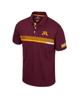 Men's Colosseum Maroon Minnesota Golden Gophers No Problemo Polo Shirt