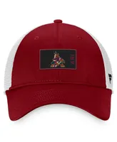 Men's Fanatics Garnet, White Arizona Coyotes Authentic Pro Rink Trucker Snapback Hat