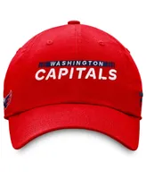 Men's Fanatics Red Washington Capitals Authentic Pro Rink Adjustable Hat