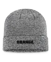 Men's Top of the World Heather Black Syracuse Orange Cuffed Knit Hat