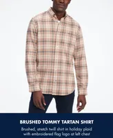 Tommy Hilfiger Regular-Fit Brushed Plaid Shirt