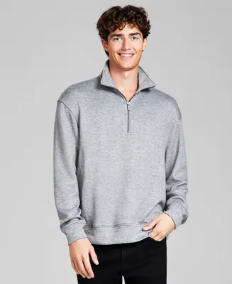 And Now This Men's Cozy Quarter-Zipper Sweatshirt