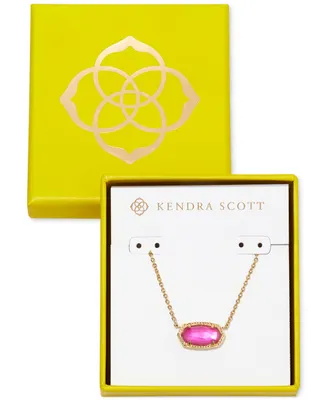 Kendra Scott 14k Gold-Plated Mother-of-Pearl Pendant Necklace, 15" + 2" extender