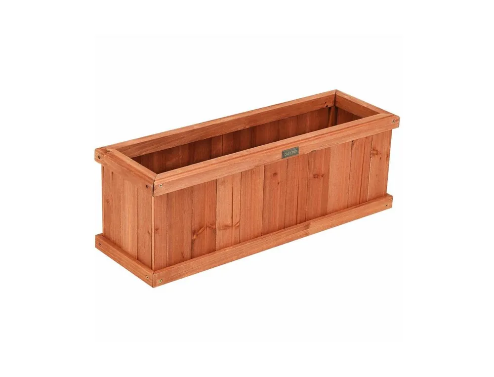 Wooden Decorative Planter Box for Garden Yard and Window