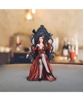 Fc Design 12"H Red Witch Sitting on Throne Chair Statue Fantasy Decoration Figurine Home Decor Perfect Gift for House Warming, Holidays and Birthdays