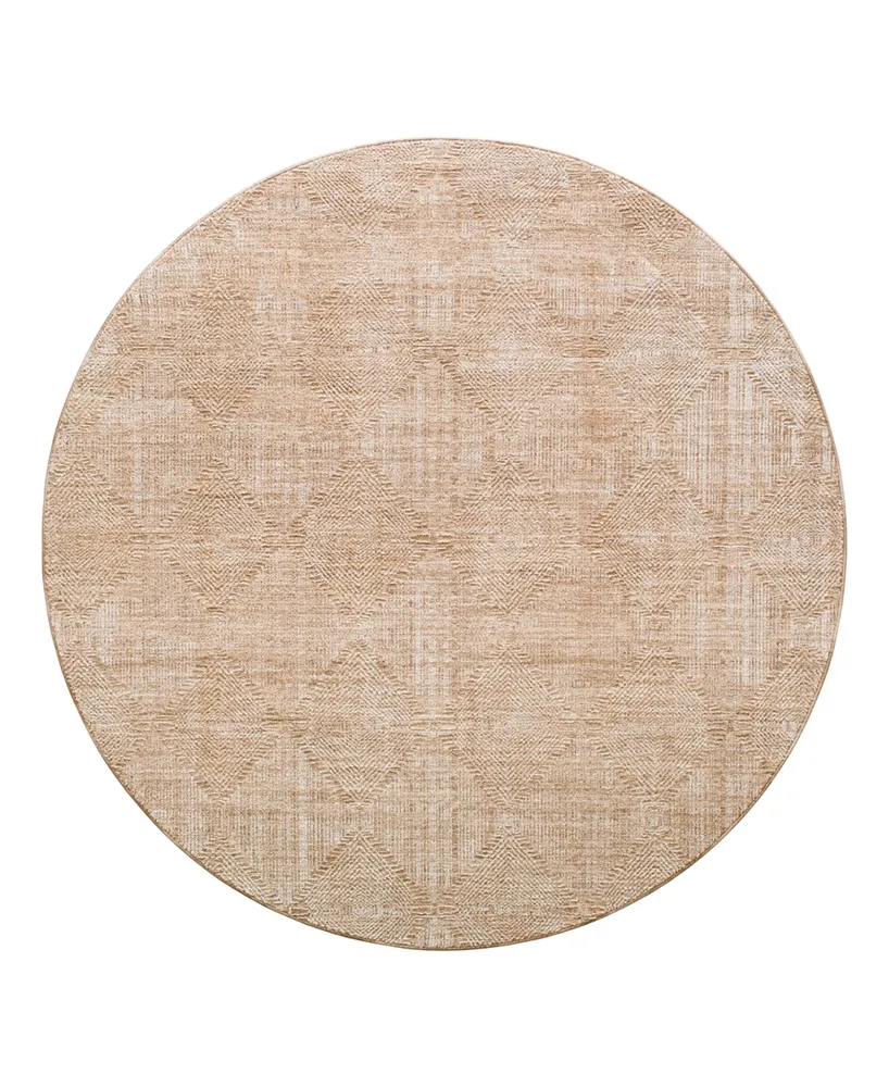 Livabliss Masterpiece High-Low Mpc-2312 5'3" x Round Area Rug