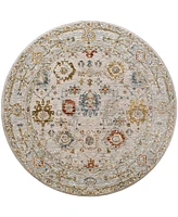 Surya Reina Ren- 6'7" x 6'7" Round Area Rug