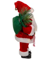 Kurt Adler 12" Battery-Operated Led Lighted Santa