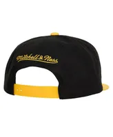 Men's Mitchell & Ness Black Pittsburgh Penguins Core Team Ground 2.0 Snapback Hat