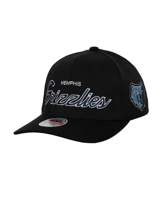 Men's Mitchell & Ness Black Memphis Grizzlies Mvp Team Script 2.0 Stretch-Snapback Hat